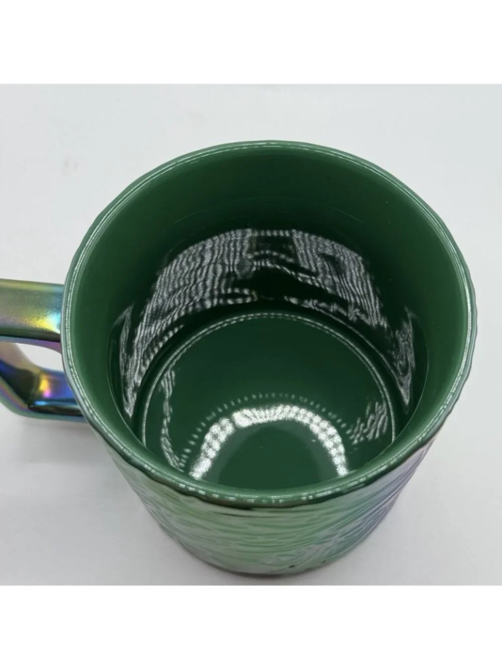 Starbucks 2024 Mug Siren Mermaid Tail Iridescent Ceramic Coffee Tea Cup Green